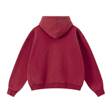 Load image into Gallery viewer, RED PURE MINDSET ZIP-UP HOODIE
