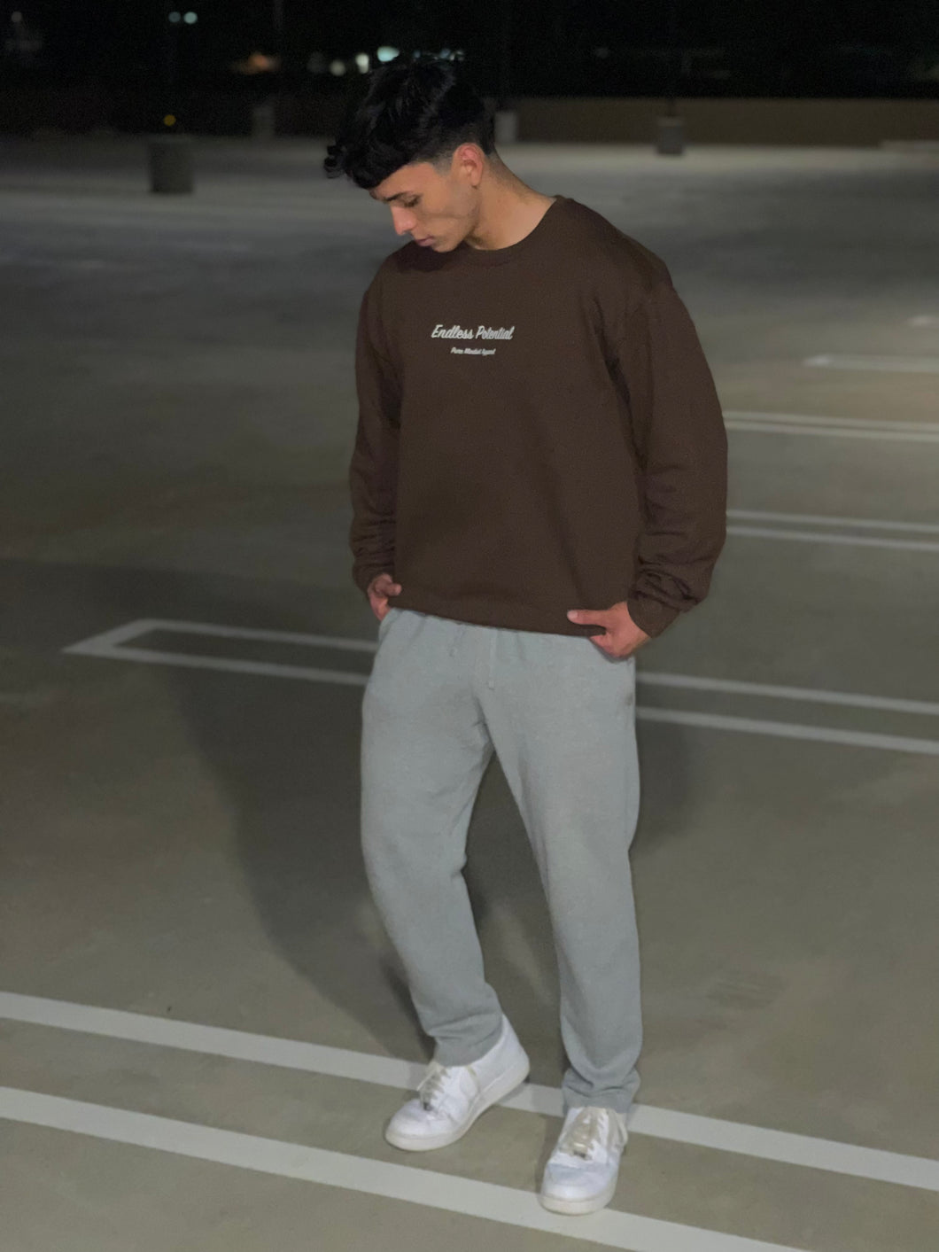 Endless Potential Crewneck (Brown)